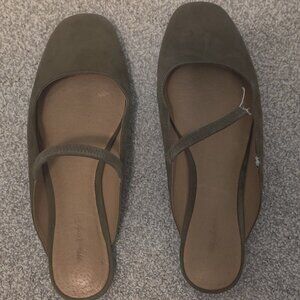 MADEWELL Greta Ballet Flat Mule Size 6.5